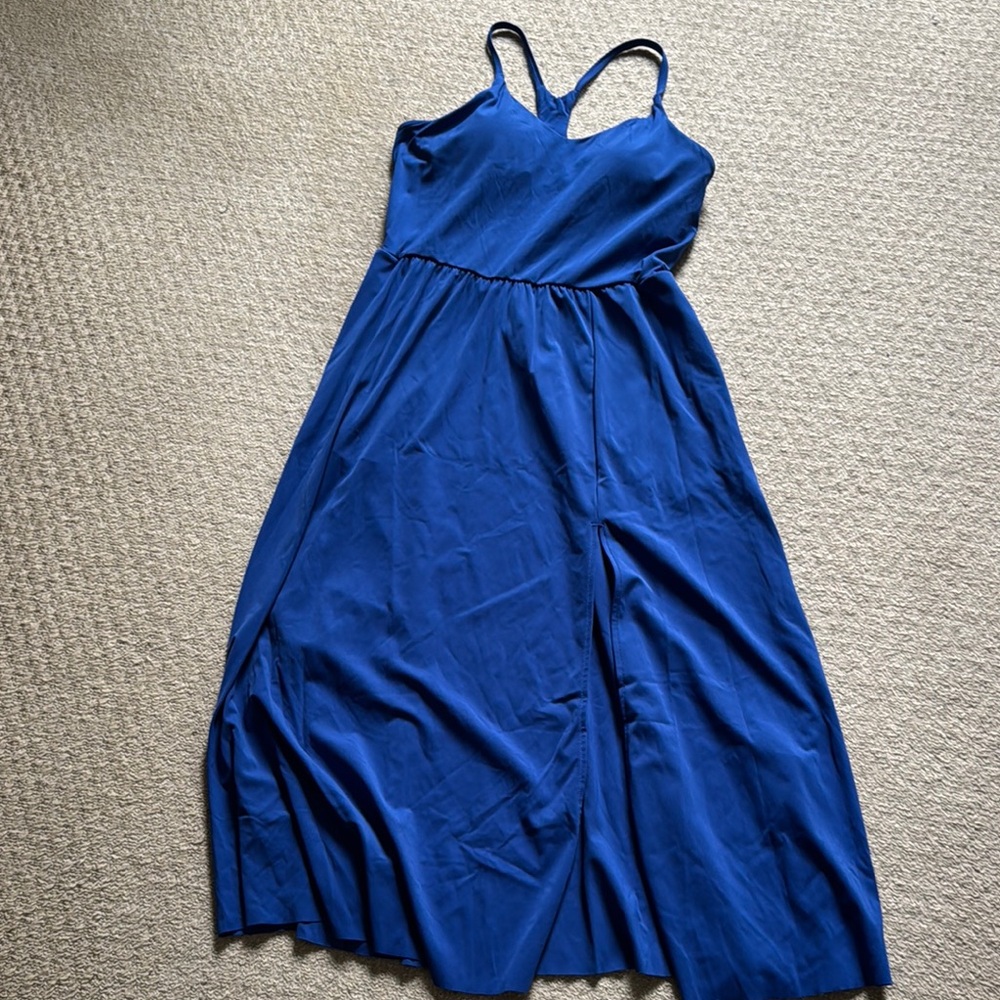 Elegant Blue Maxi Dress